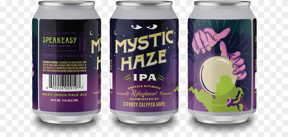 Photo Of Mystic Haze Speakeasy Brewing Mystic Haze, Can, Tin, Beverage Free Png Download