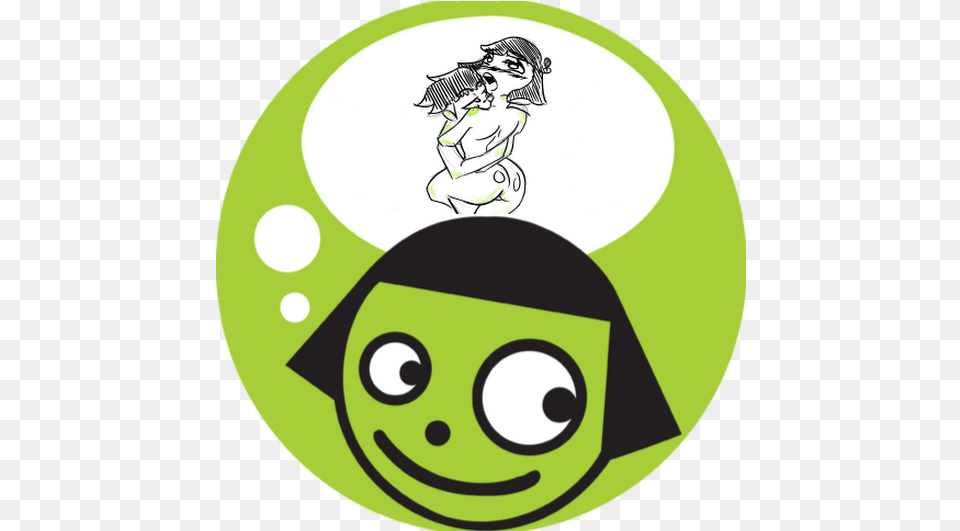 Photo Pbs Kids Logo Dot, Baby, Person, Green, Face Free Png