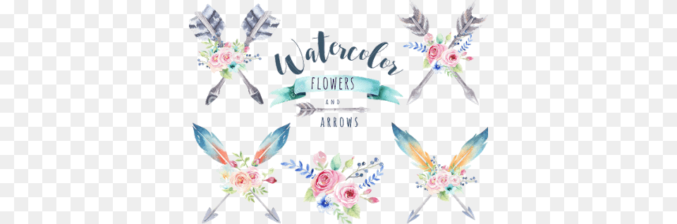 Photo Photo Photo Flowers And Arrows, Art, Graphics, Accessories, Jewelry Free Png Download