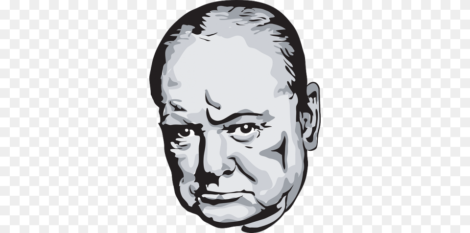 Photo Pixabay Winston Churchill Clip Art, Portrait, Face, Head, Photography Free Transparent Png
