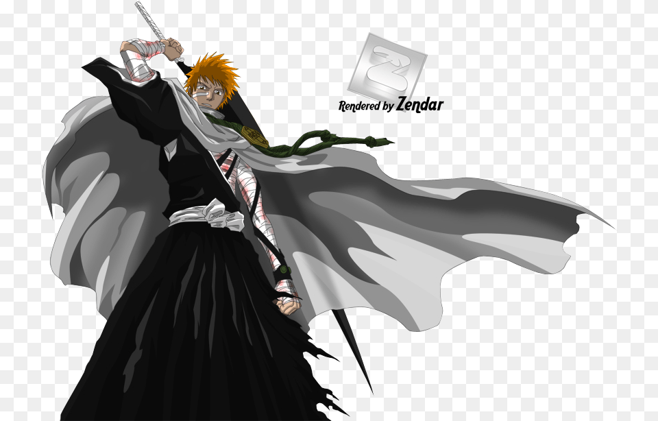 Photo Render Ichigo Ichigo Ichigo Kurosaki, Book, Comics, Publication, Person Free Png Download