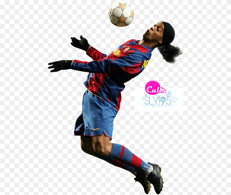 Photo Ronaldinho1 Kick Up A Soccer Ball, Sphere, Soccer Ball, Person, People Png Image