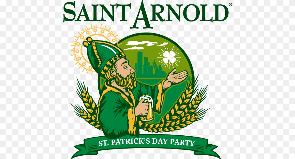 Photo Saint Arnold Brewing Company Saint Arnold Brewing Company, Advertisement, Poster, Green, Baby Free Png Download