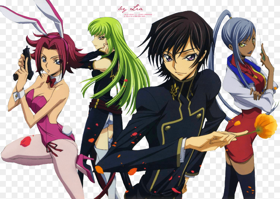 Photo Sexygirls Code Geass Fukkatsu No Lelouch, Publication, Book, Comics, Adult Free Png