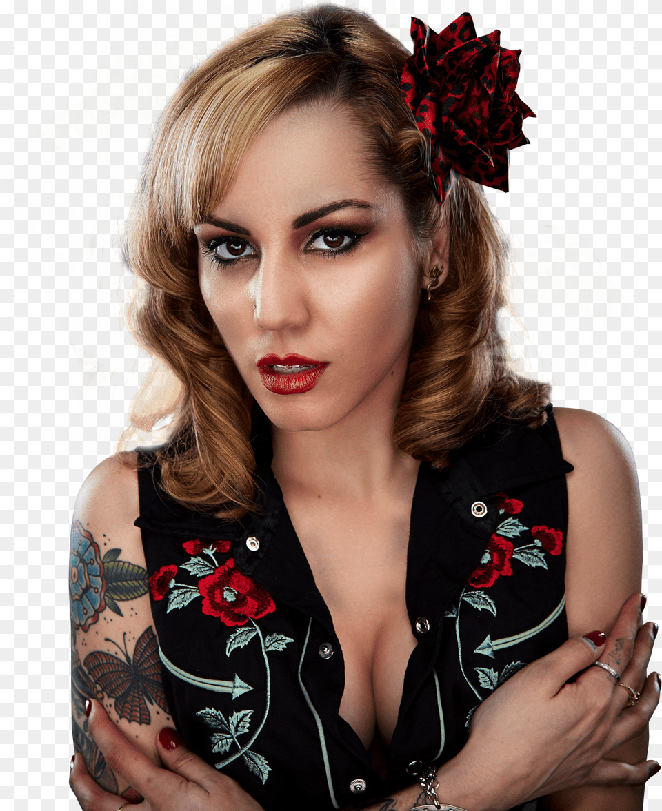 Photo Shoot, Woman, Tattoo, Skin, Portrait Free Transparent Png