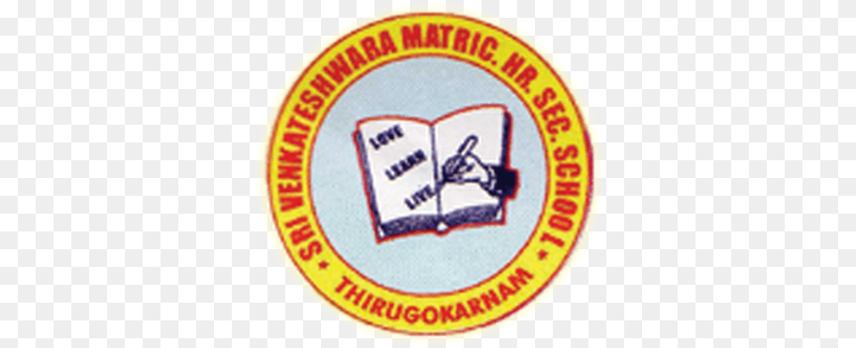 Photo Sri Venkateshwara Matric Higher Secondary School, Logo, Badge, Symbol, Emblem Free Png