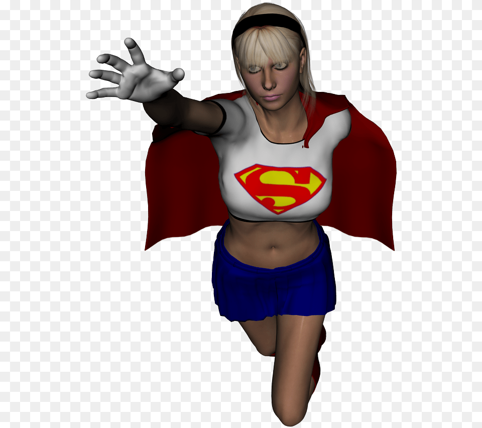 Photo Supergirl 007 Cartoon, Body Part, Person, Hand, Finger Free Png