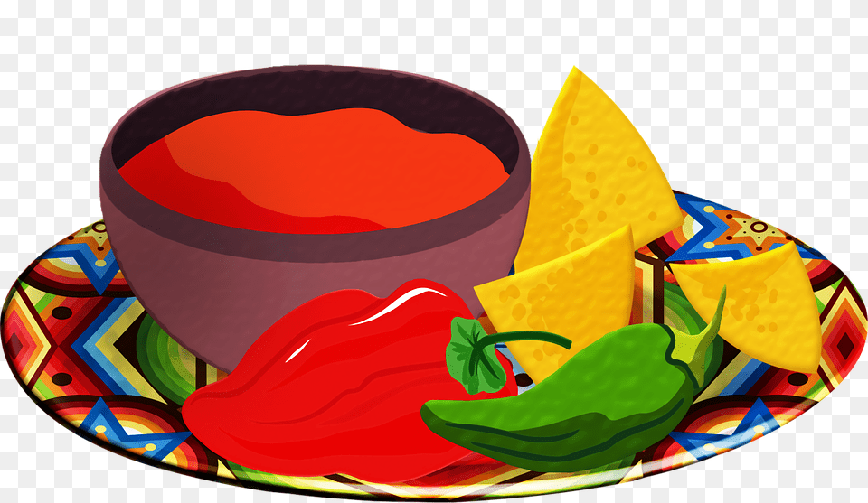 Photo Tomatoes Tortilla Chips Salsa Red Chili Chips, Food, Meal, Dish, Dip Free Png Download