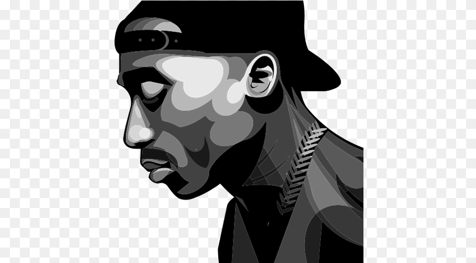 Photo Tupac Gta Emblem, Art, Face, Head, Person Png Image