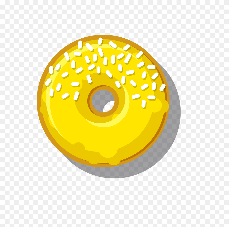 Photo Yellow Donut, Food, Sweets, Bread, Bagel Free Png Download