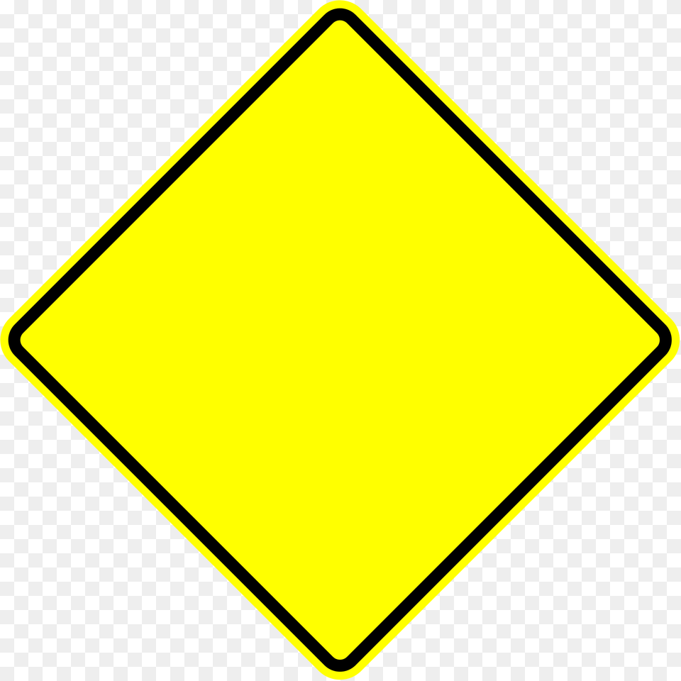 Photo Yellow Sign, Symbol, Road Sign, Blackboard Free Transparent Png