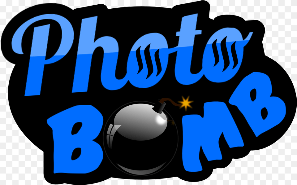 Photobomb Logo Illustration, Text, Weapon, Face, Head Free Transparent Png