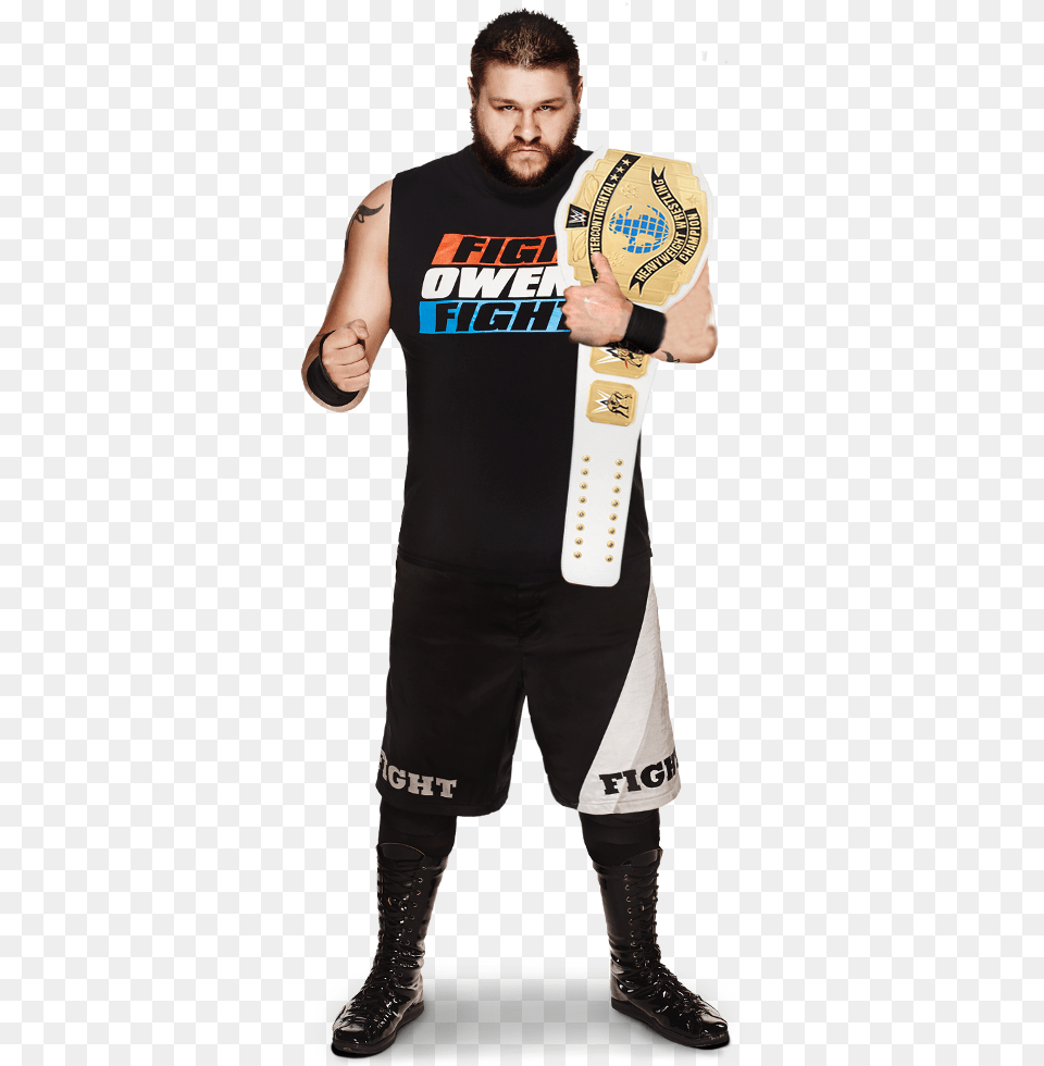 Photogarph Of Kevin Owens Awl4128 Wwe Intercontinental Championship Replica Title 2014, Adult, Person, Man, Male Free Png
