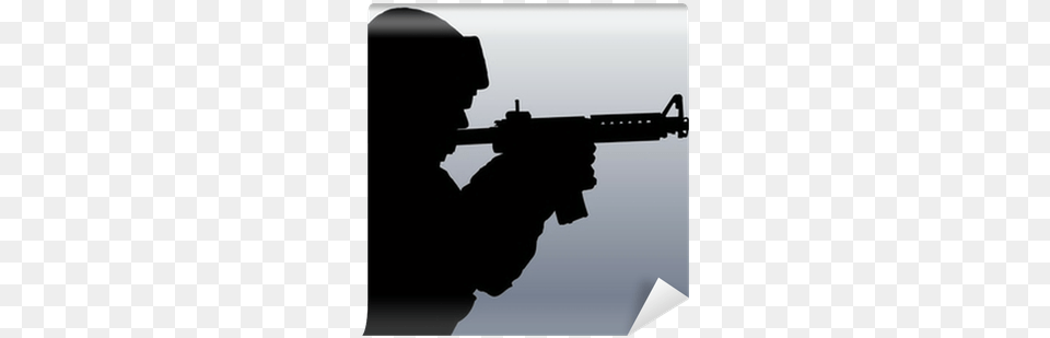 Photograph, Firearm, Gun, Rifle, Silhouette Png