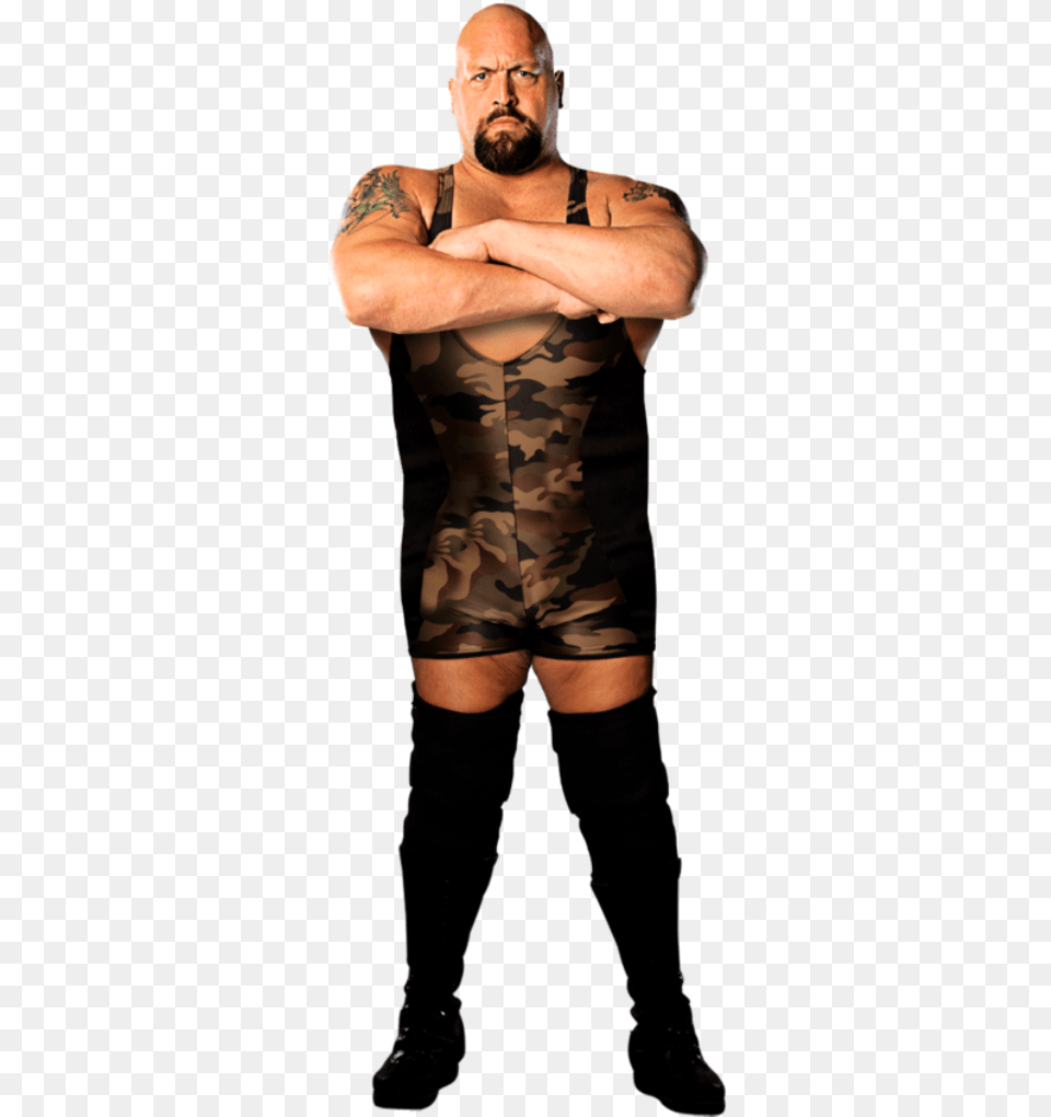 Photograph Of Big Show Big Show Full Body, Back, Body Part, Tattoo, Skin Free Transparent Png