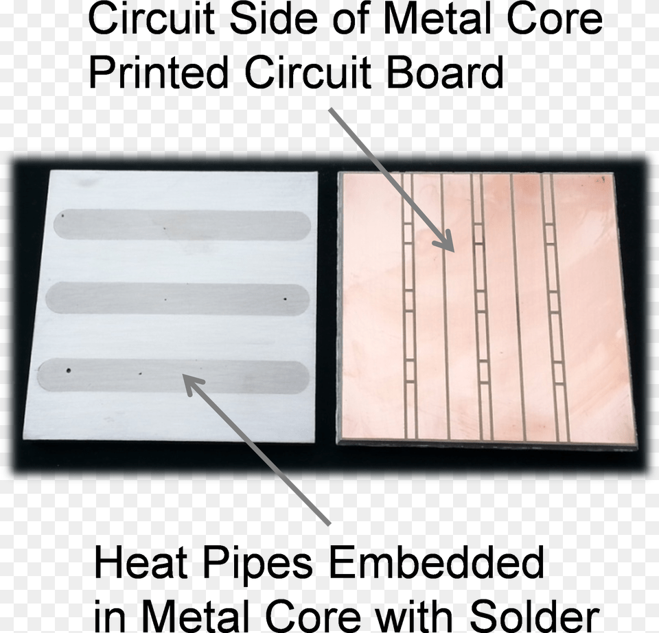 Photograph Of Metal Core Printed Circuit Board With Pcb Heat Spreading, Plywood, Wood Free Png