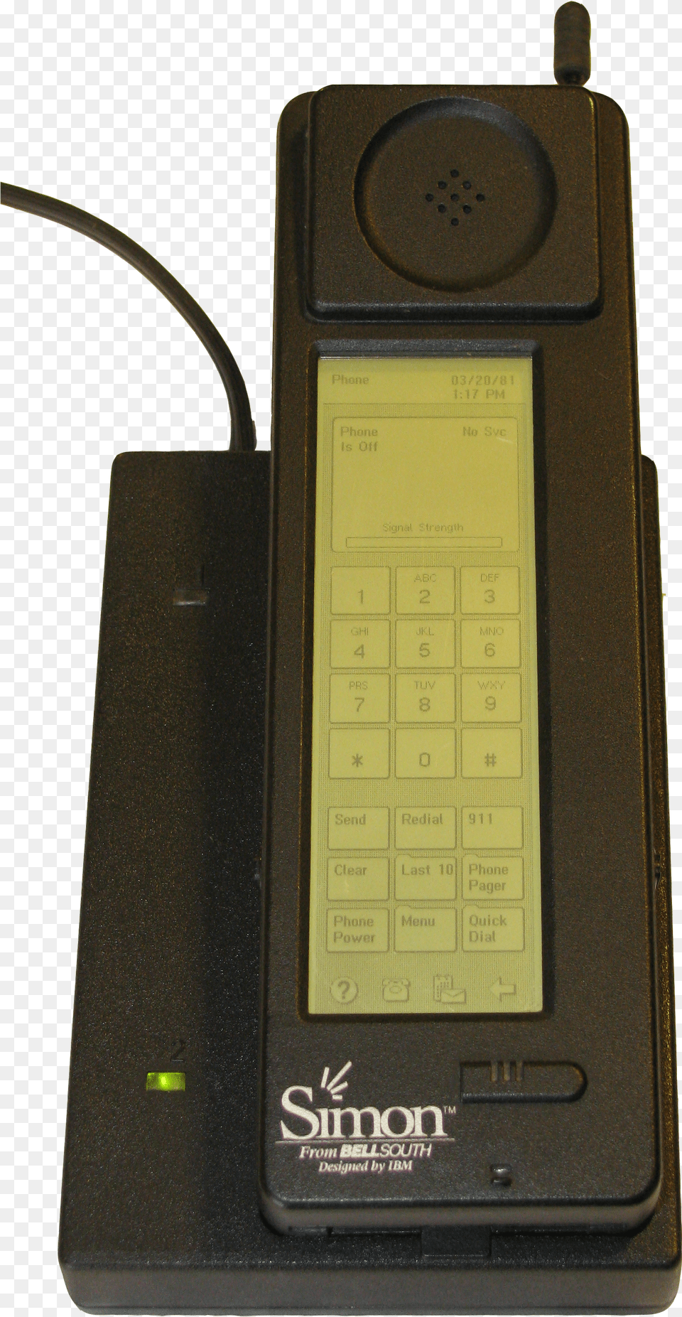 Photograph Of The Simon Personal Communicator Shown Png Image