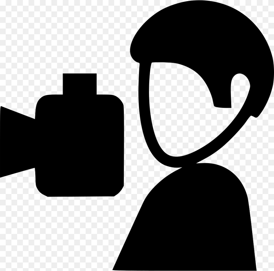 Photographer, Stencil, Silhouette, Device, Tool Free Png Download