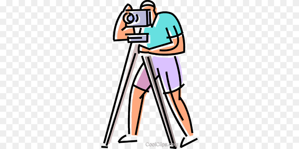 Photographer About To Snap A Picture Royalty Vector Clip Art, Photography, Person, Tripod Free Png Download