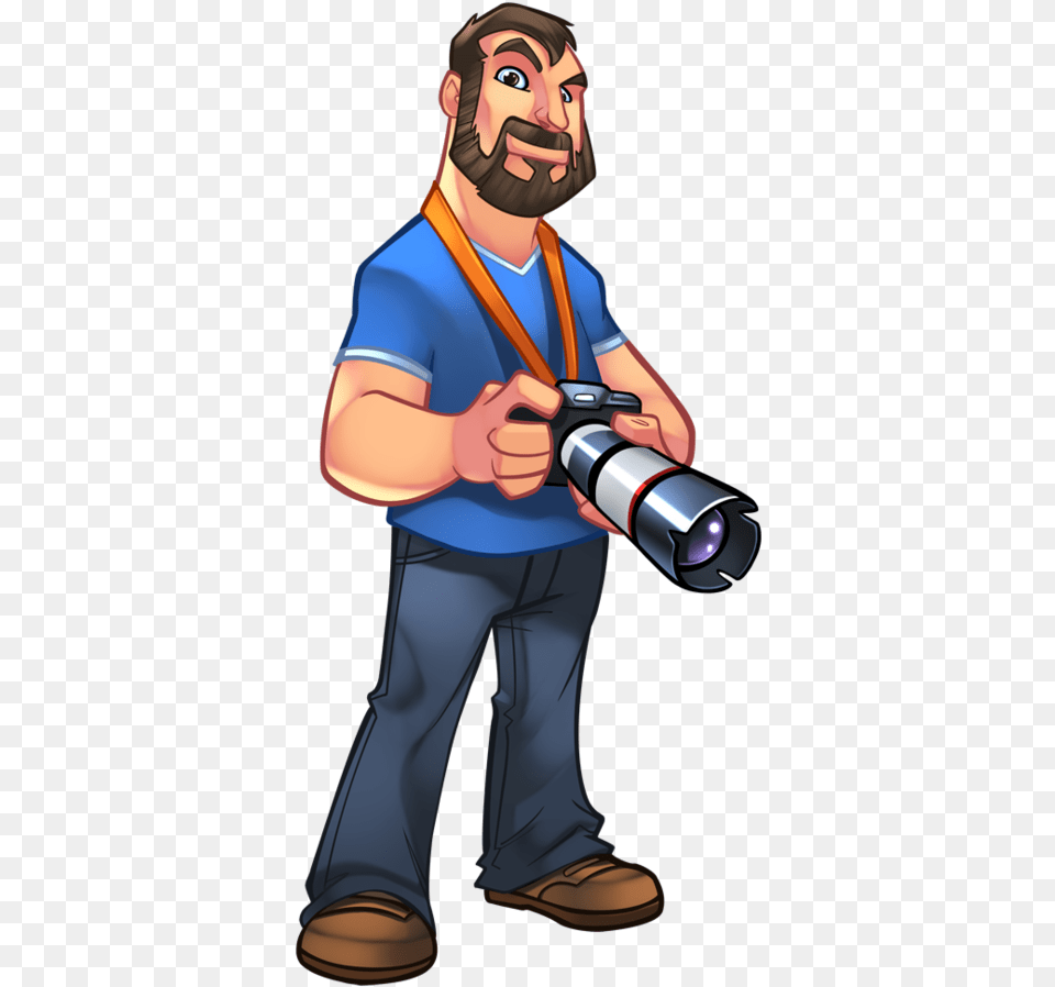 Photographer Cartoon, Person, Photography, Adult, Male Free Transparent Png