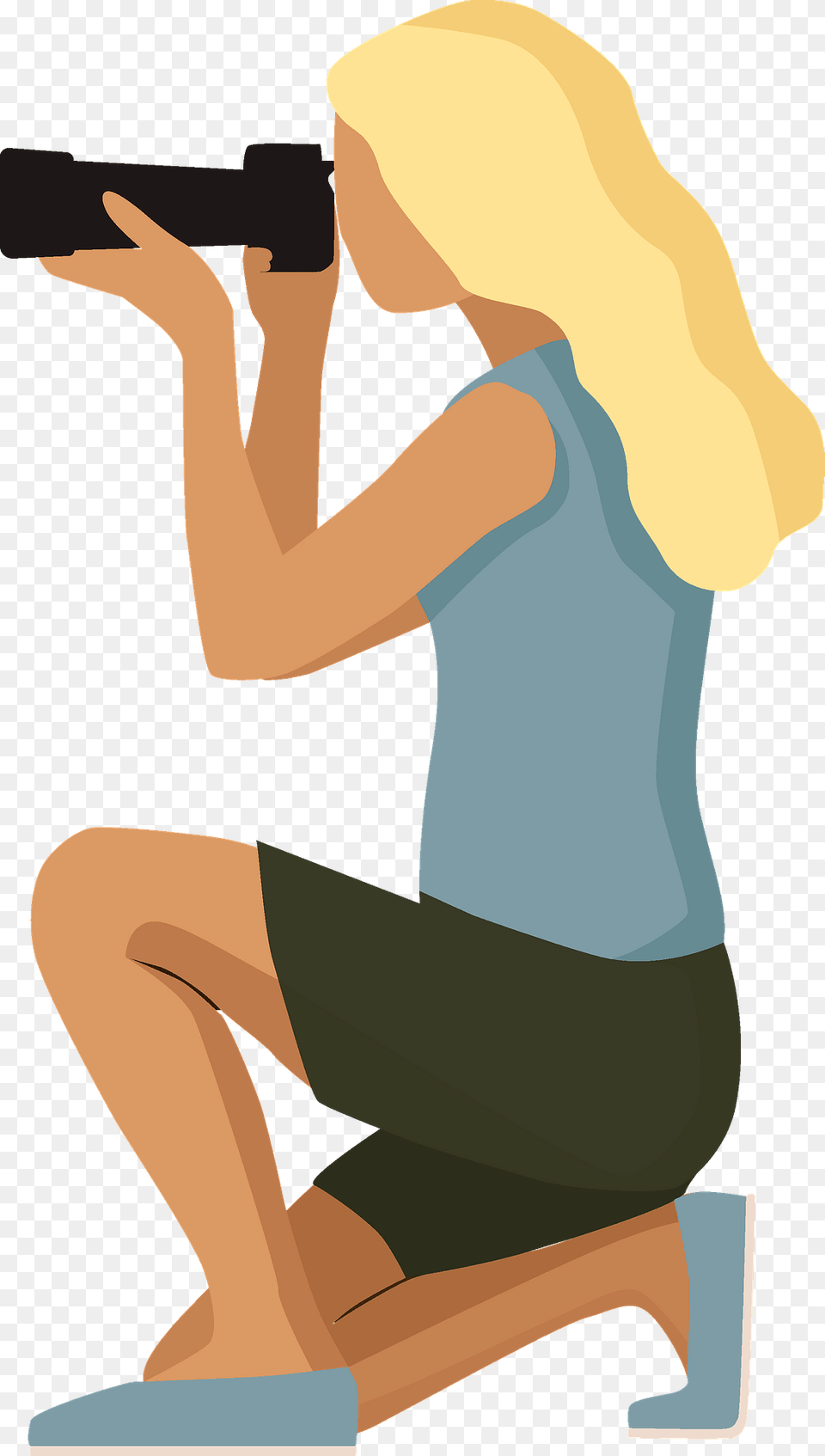 Photographer Clipart, Kneeling, Person, Photography, Adult Png