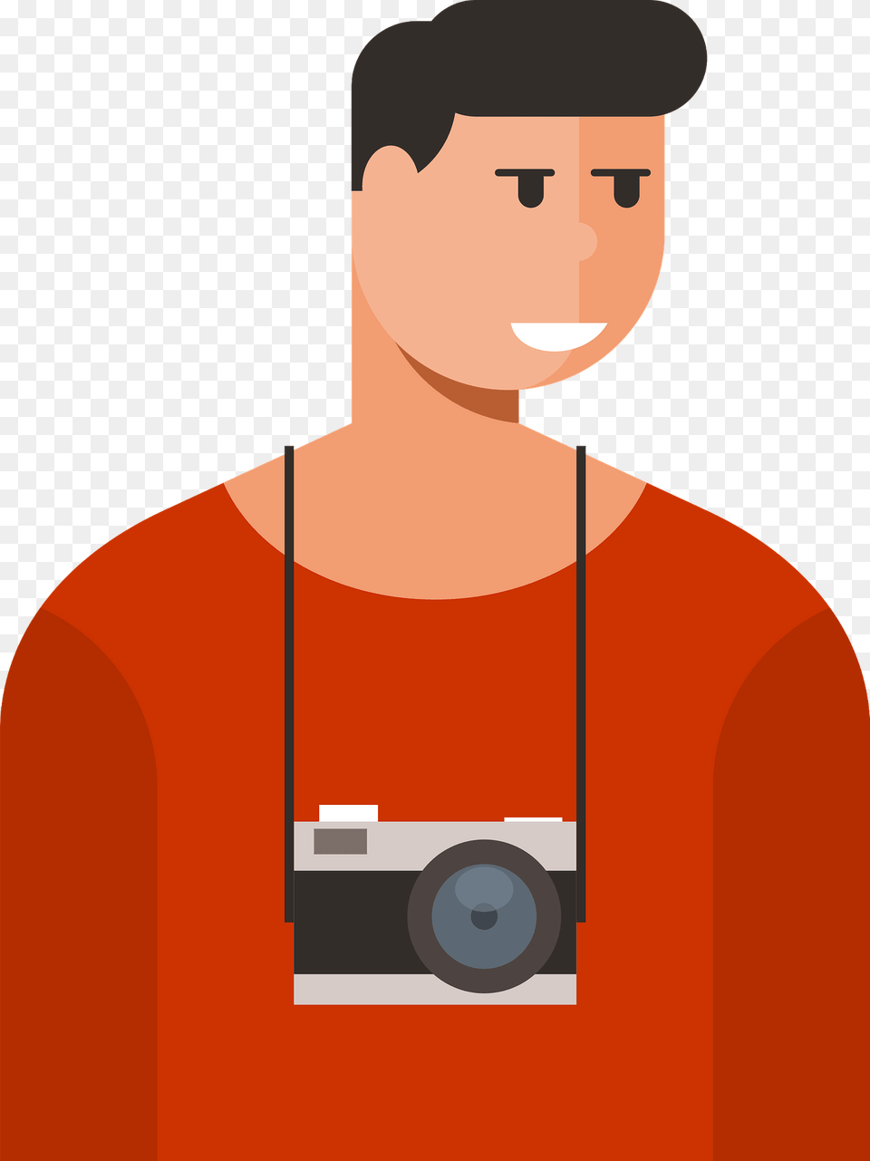 Photographer Clipart, T-shirt, Clothing, Photography, Adult Free Png Download