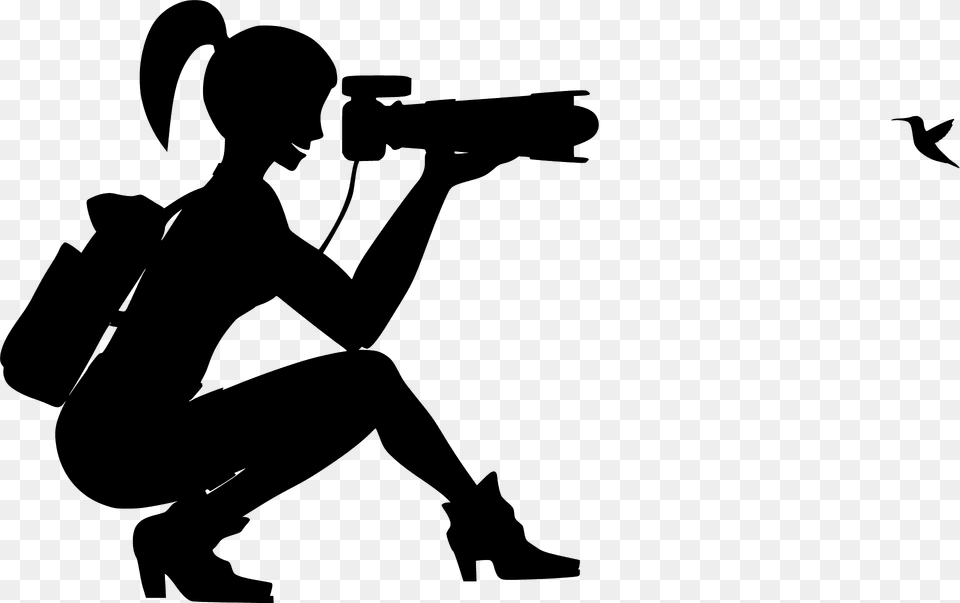 Photographer Silhouette, Person, Photography, Animal, Bird Png
