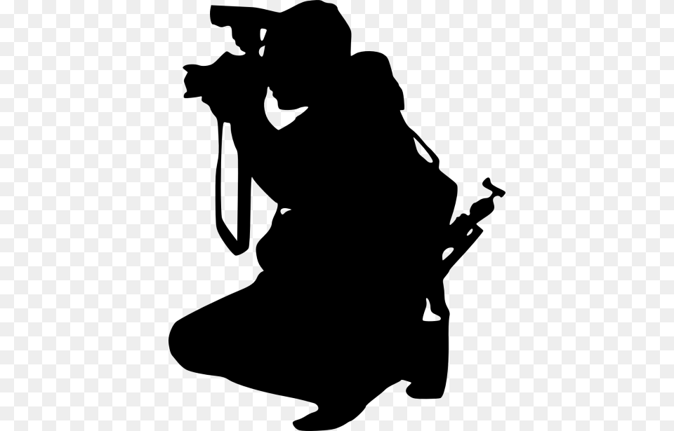 Photographer With Camera, Person, Photography, Adult, Kneeling Free Png
