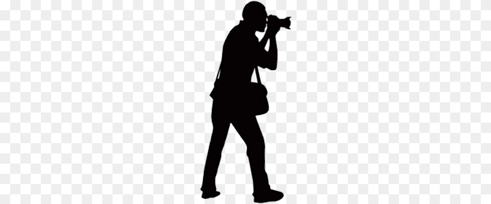Photographer With Camera Silhouette, Person, Photography, Adult, Male Free Png Download