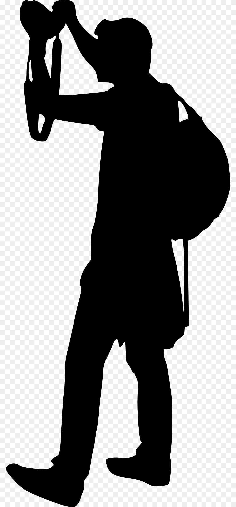 Photographer With Camera Silhouette Image, Adult, Male, Man, Person Free Png Download