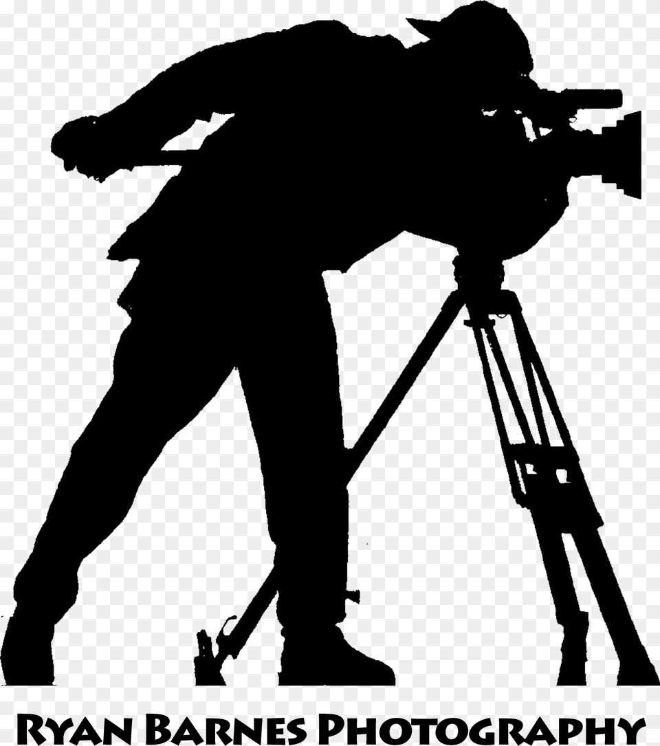 Photographic Film Operator Clip Logo Photography Hd, Silhouette, Tripod, Person Free Transparent Png