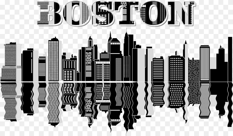 Photography Boston Skyline Clip Art, City, Metropolis, Urban, Architecture Png Image