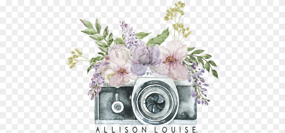 Photography Camera Clipart Logo, Flower, Flower Arrangement, Plant, Art Png Image