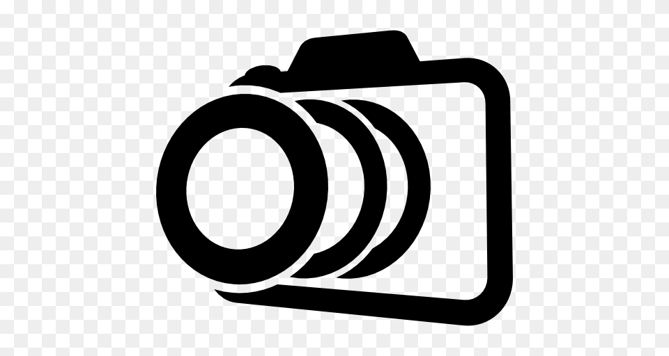 Photography Camera Logo, Gray Png