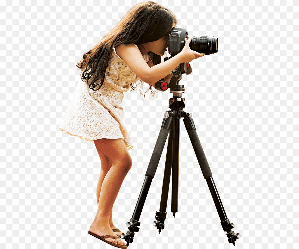 Photography Girl Hd, Tripod, Child, Female, Person Free Transparent Png