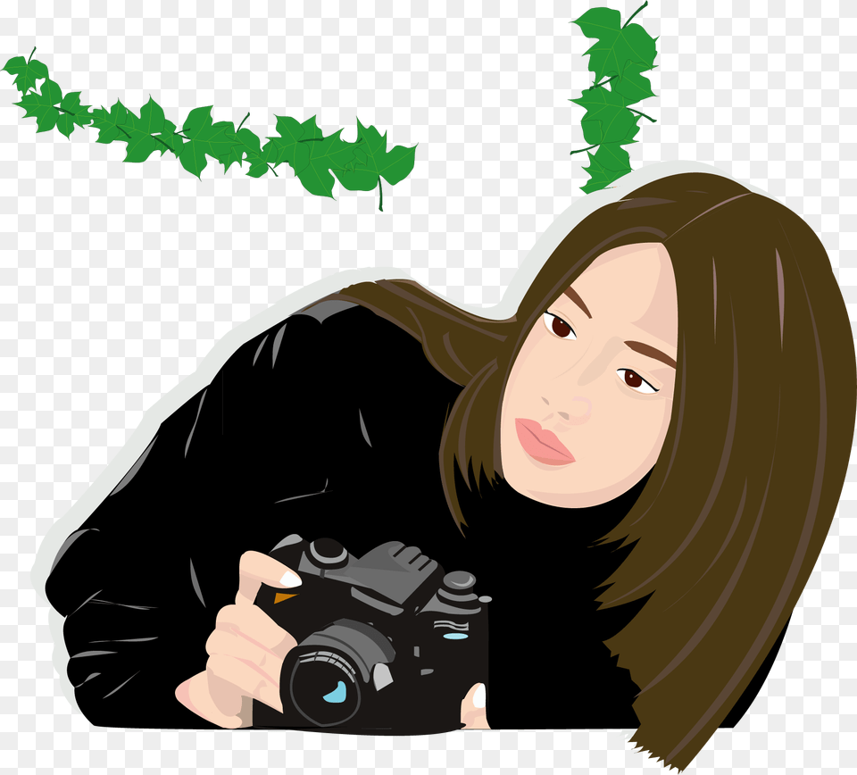 Photography Paparazzi Camera Cool Girl Have The Camera Clipart, Adult, Photographer, Person, Female Png