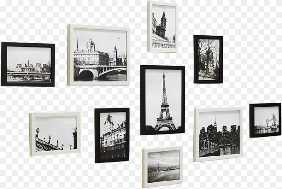 Photography Photo Wall Frame Blackandwhite 4asno4i Frame Ideas Black And White, Art, Collage, Architecture, Building Png Image