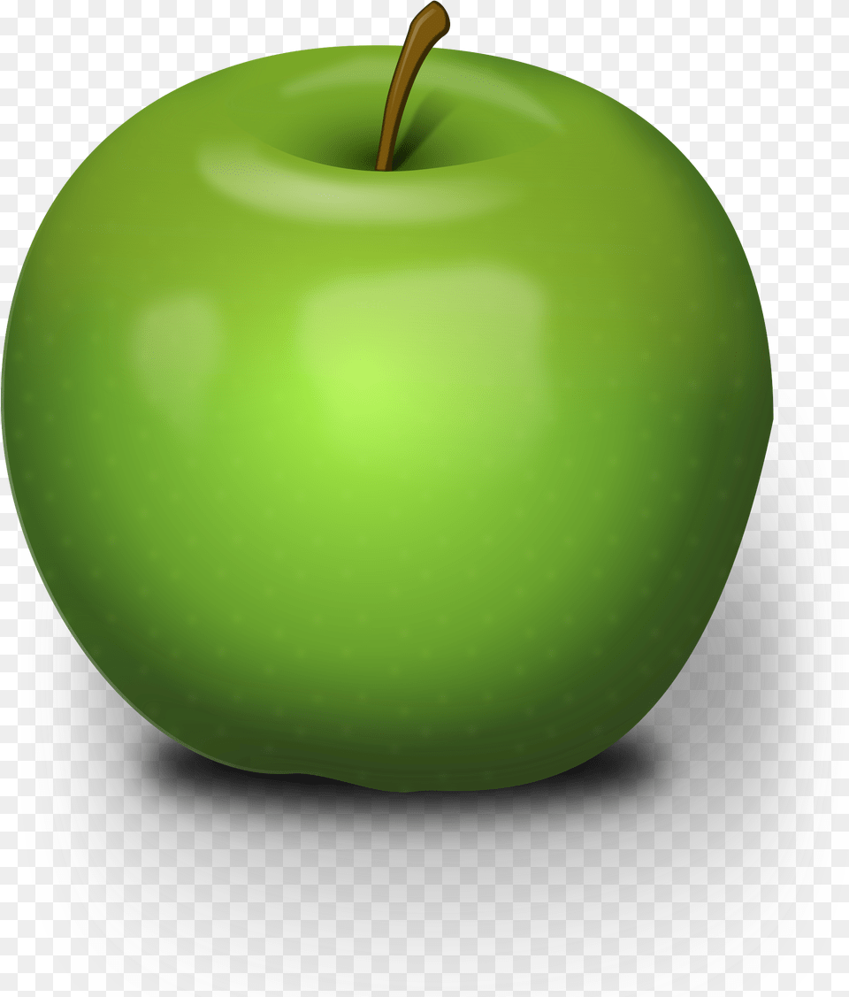 Photorealistic Green Apple Clip Arts Green Apple Clipart, Food, Fruit, Plant, Produce Free Png Download