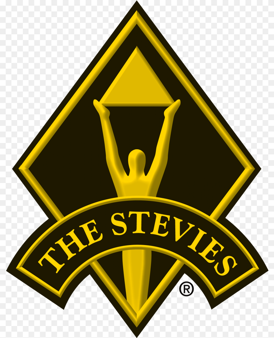 Photos And Logos Stevie Awards Asia Pacific Stevie Awards Logo, Badge, Symbol, Person Png Image