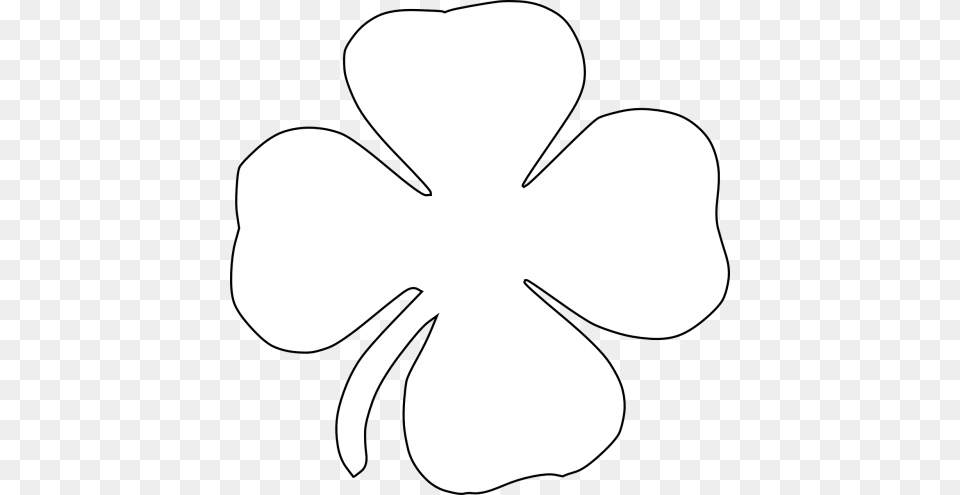 Photos Basic Clover Outline Search Flower, Plant, Stencil Free Png Download