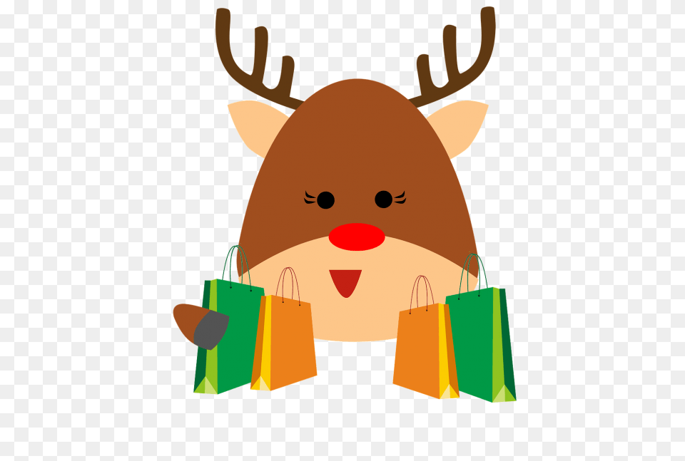 Photos Cartoon Reindeer Clipart Search Download, Bag, Accessories, Handbag, Animal Png