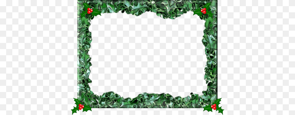 Photos Christmas Border Search Download, Green, Art, Floral Design, Graphics Free Png