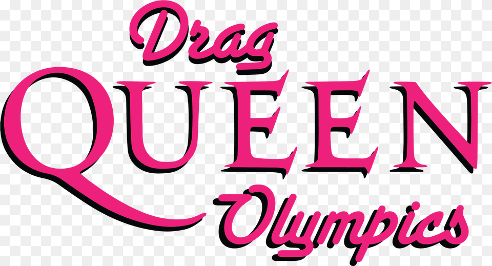 Photos Drag Queen Olympics Logo Queen, Purple, Text, Smoke Pipe Free Transparent Png