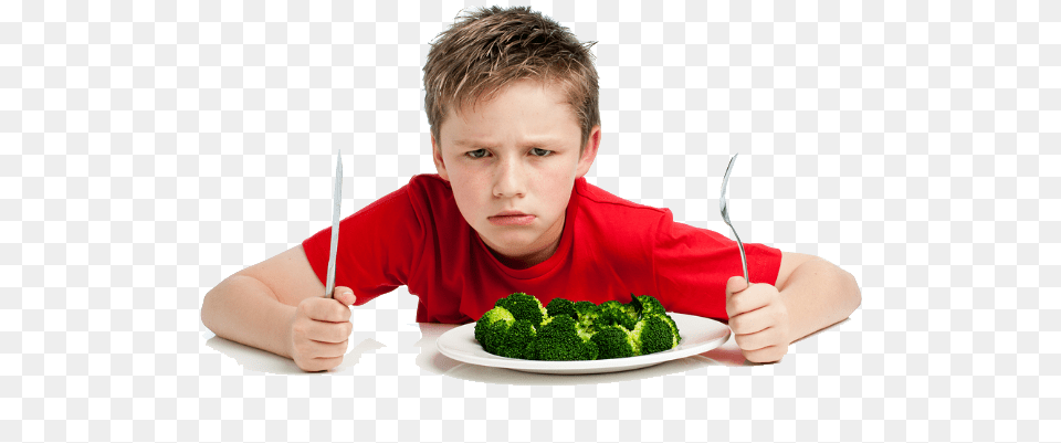 Photos For Designing Projects Kids Trying Something New, Vegetable, Produce, Broccoli, Plant Png Image
