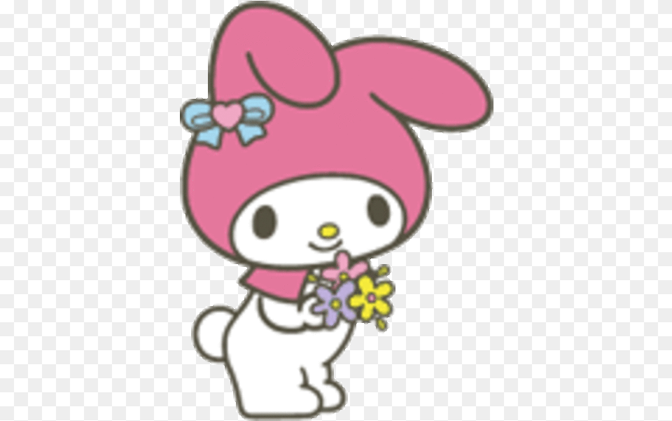 Photos From My Melody My Melody Animated Gif, Baby, Person, Cartoon, Flower Free Png