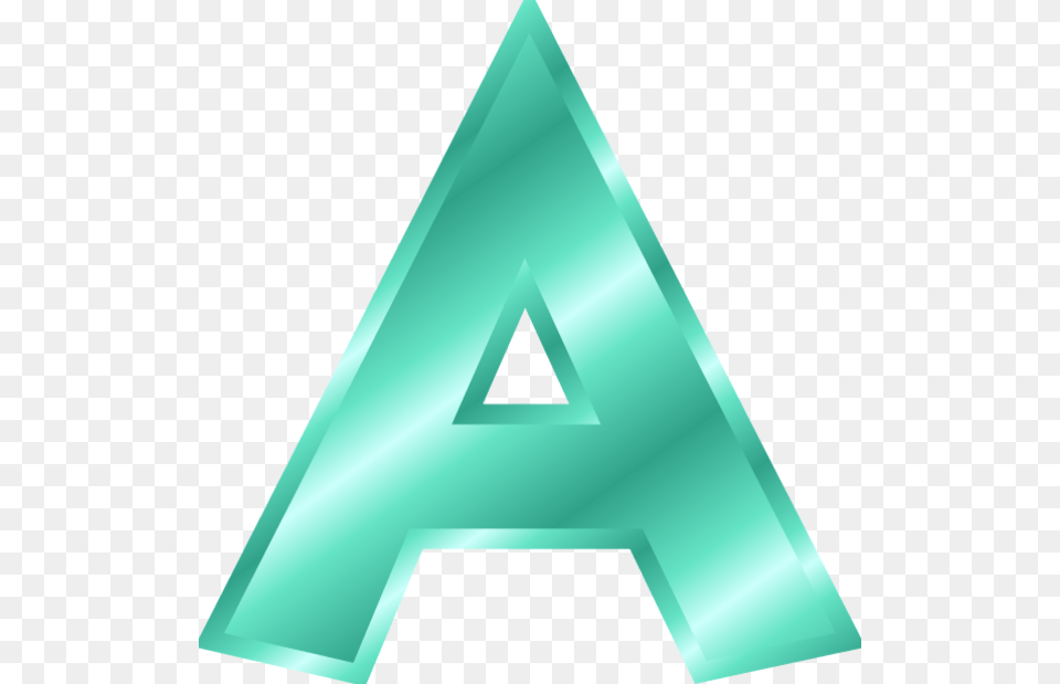 Photos Icon Letter Gold Letter A, Triangle Png