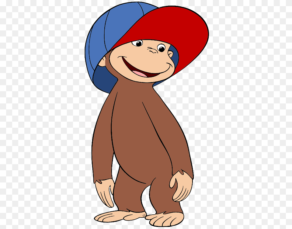 Photos Of Curious George, Clothing, Hat, Baby, Cartoon Png