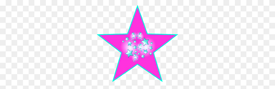 Photos Pink Decorative Star Search Download, Star Symbol, Symbol, Outdoors, Animal Free Png