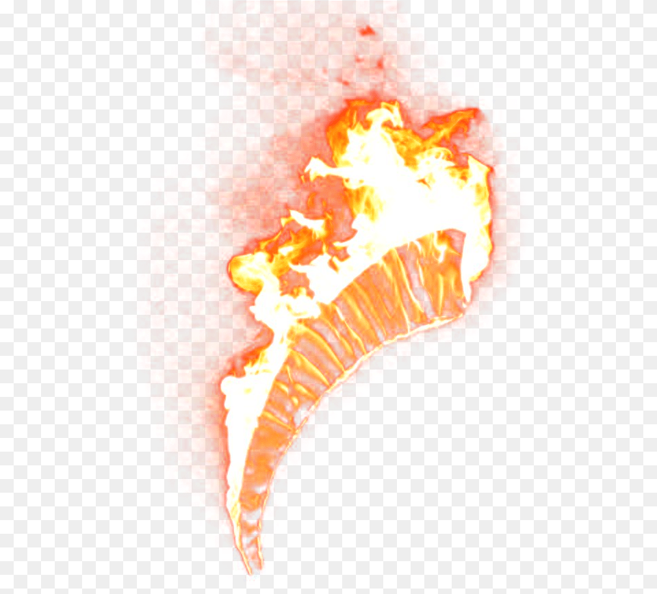 Photoscape Fire Effects Effect Of Fire Full Size Blade Effect, Flame, Bonfire, Mountain, Nature Png Image