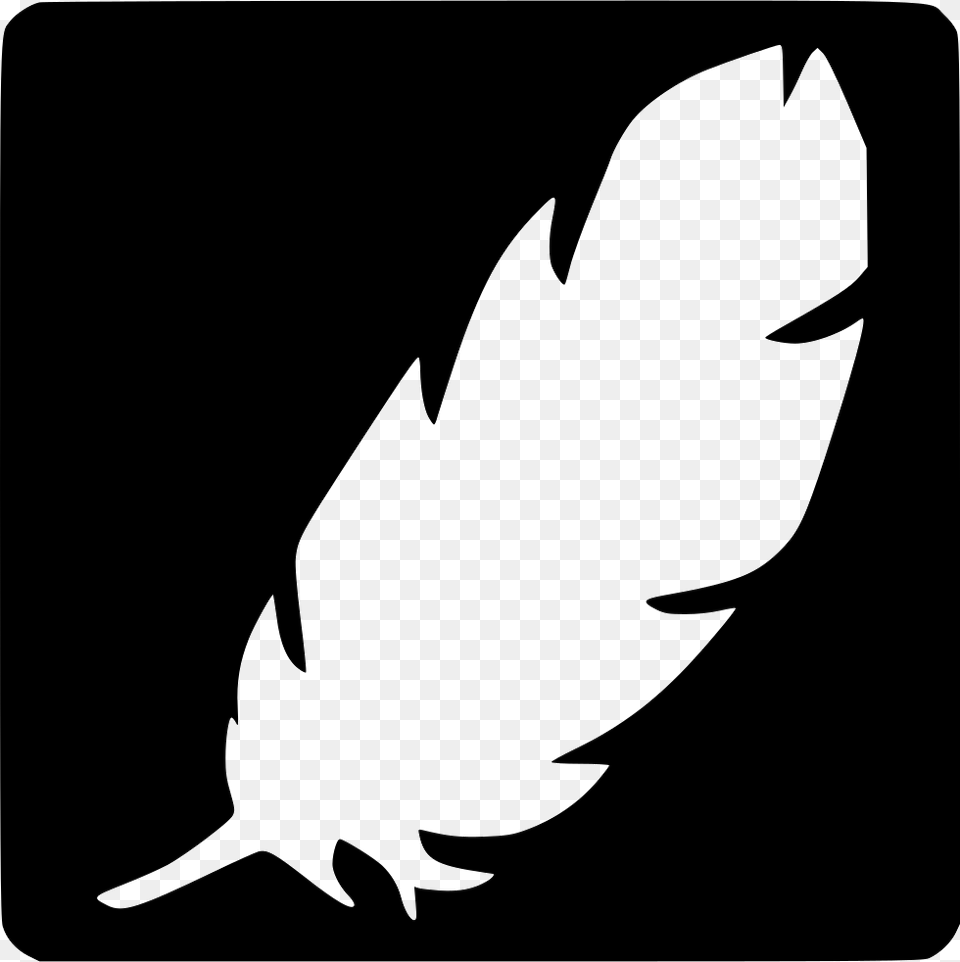Photoshop Adobe Ps Feather Icon Leaf, Plant, Stencil, Animal Free Png Download